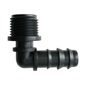 Уголок для трубки соединительный трубка 14мм (ерш) х 1/2" наружняя резьба арт. ЕС021412 