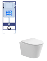 Set AQUATEK ВЕГА (рама AQUATEK Standard INS-0000012+звукоизоляционная прокладка+унитаз ВЕГА AQ1905-0 Set AQUATEK ВЕГА