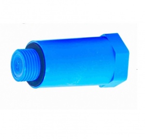Заглушка 1/2" нар монтажная синяя Millennium PZMS1212