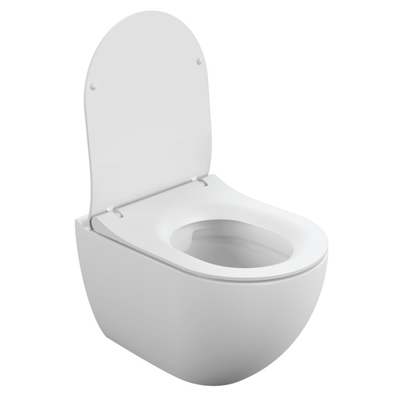 Унитаз подвесной "BRASKO" с дюро-сиденьем микролифт (Cersanit) Унитаз подвесной "BRASKO" с дюро-сиденьем микролифт (Cersanit)