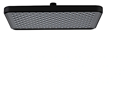 G003-32 Верхний душ черный 21х32 см 