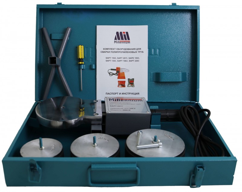Сварочный аппарат (набор) Millennium SAPT2011 75x110 2000 Вт 