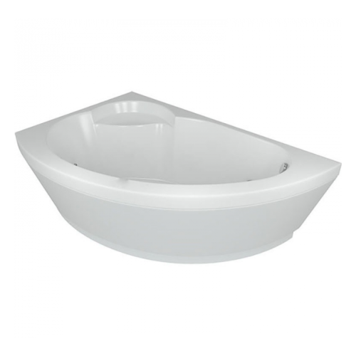 Акриловая ванна Santek "Аякс 2 левый" ассиметричная 170x110(100) см, левая (панель+вклеенный каркас) 
