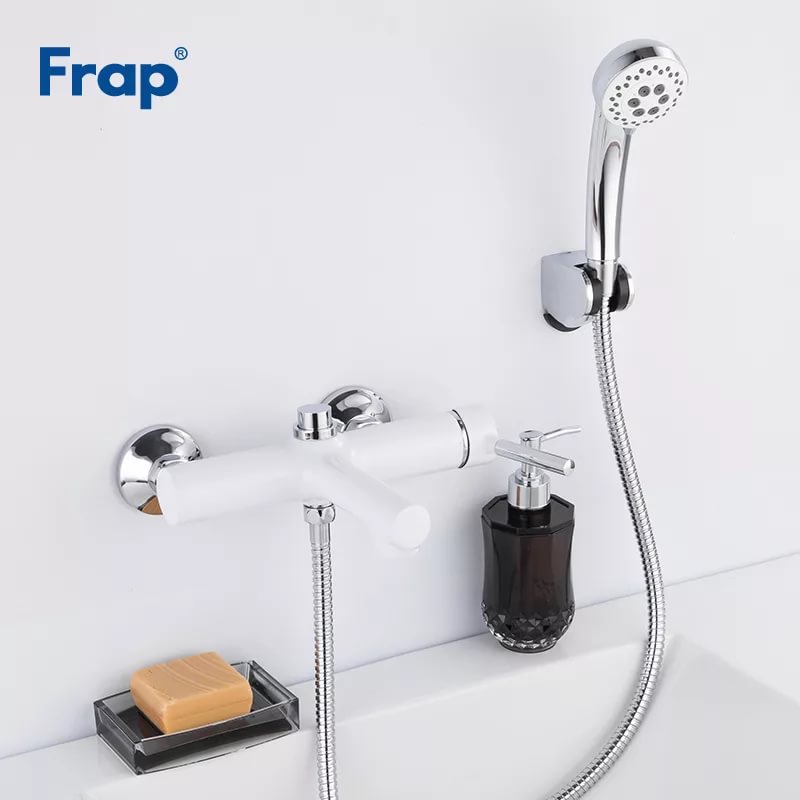 F3244-8 Смеситель для ванны FRAP белый 
