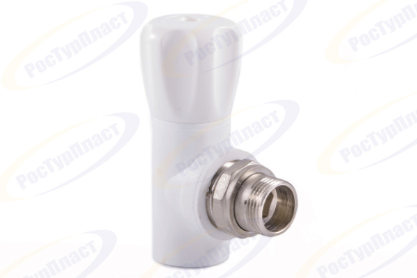 ВЕНТИЛЬ для радиатора 20х1/2" угловой PP-R Rosturplast 