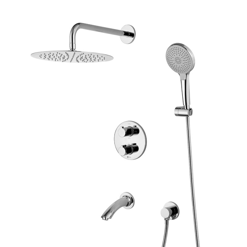 Lemark Yeti LM7822C для ванны и душа, термостатический, встраиваемый 