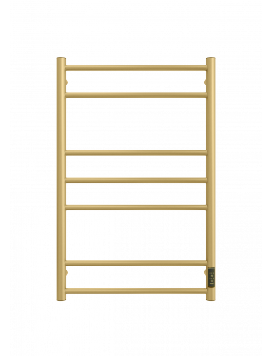 Полотенцесушитель ДВИН L neo 80/50 Электрический (К диммер матовое золото) Полотенцесушитель ДВИН L neo 80/50 Электрический (К диммер матовое золото)